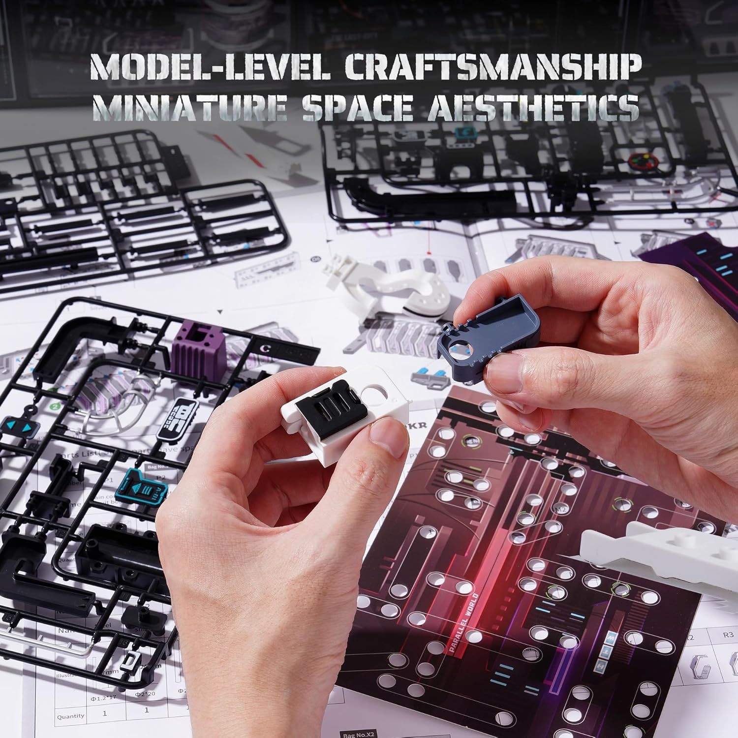 ROBOTIME 3D-Puzzle Kit - LED-Leuchten im Dunkeln – Bild 5