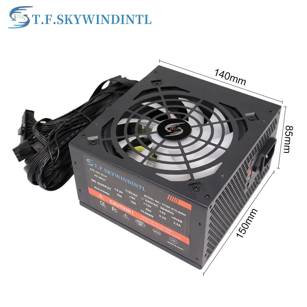 Fonte 500w 24pin ATX PC-Gaming Netzteil – Bild 3