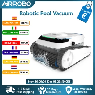 AIRROBO Intelligenter Pool-Reinigungsroboter–120 min. Laufzeit, Wandklettern