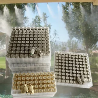 100x Hochdrucknebeldüsen mit 25–80Bar & 0,1–0,8 mm Zerstäuber für Indoor Pflanzen