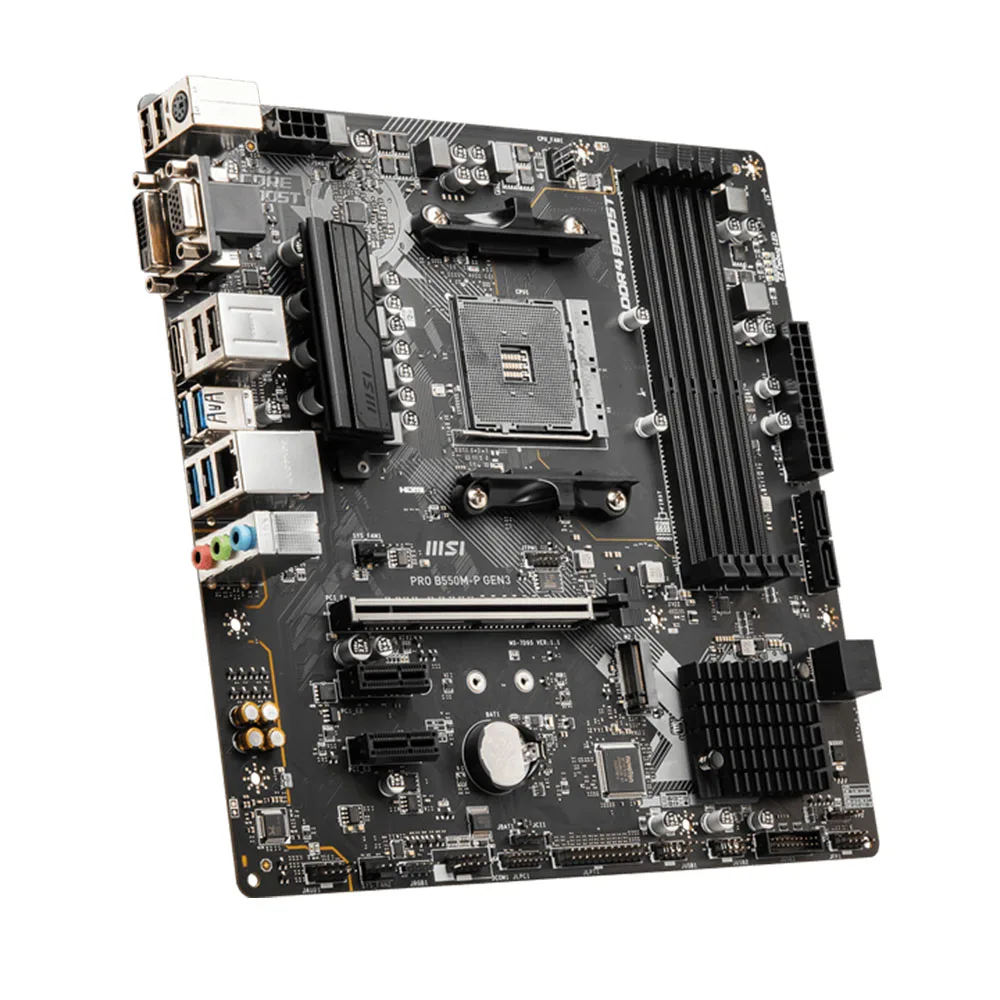 Msi Pro B550M-P Gen3-Motherboard, am4, 4x DDR4 – Bild 3