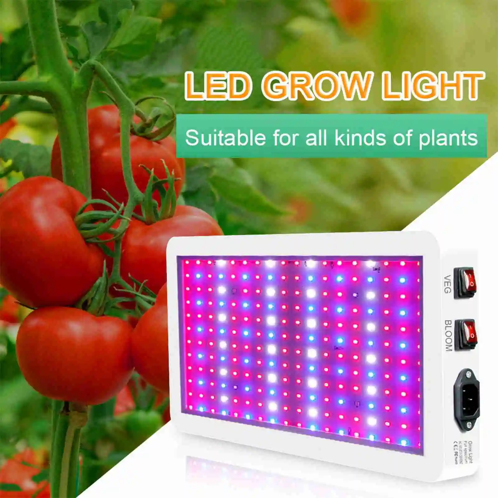 1000W LED-Wachstumslampe, 216 & 312 LED-Vollspektrum – Bild 3