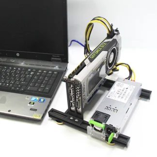 Externe Laptop-Grafikkarte, Mini-PCIe zu PCIe X16 Riser-Kartenset Halterung + Riser-Karte + GPU-Stromkabel + Netzteil