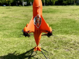 B-CUBE 5 Zoll-FPV Raketenhülle aus Kohlefaser, 31 cm hoch