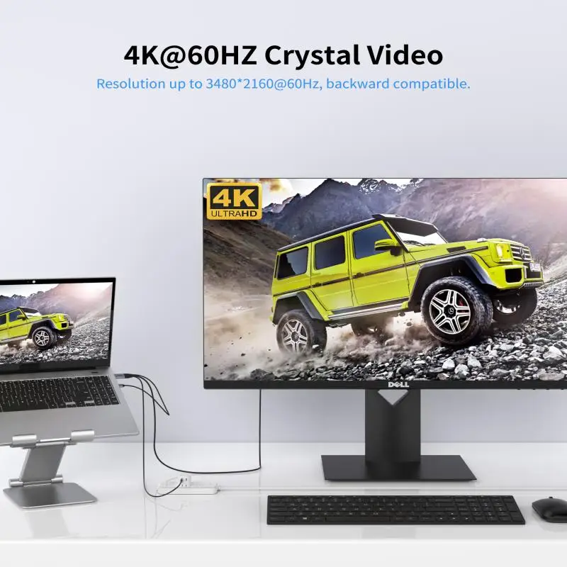 4K60Hz DP-Kabel auf USB-C mit PD Displayport auf USB-C – Bild 5