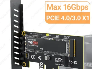 NVME SSD zu PCIE X1 Adapter für Desktop-PC, PCI-E GEN4 16 Gbit/s