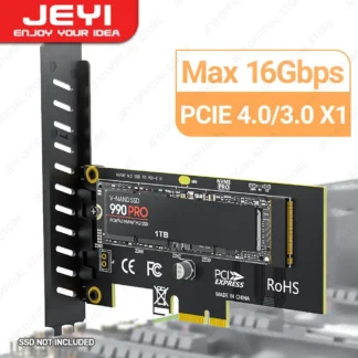 NVME SSD zu PCIE X1 Adapter für Desktop-PC, PCI-E GEN4 16 Gbit/s