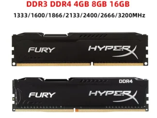 HyperX-Fury DDR3 & DDR4 RAM, 4GB-16GB 1333MHz-3200MHz