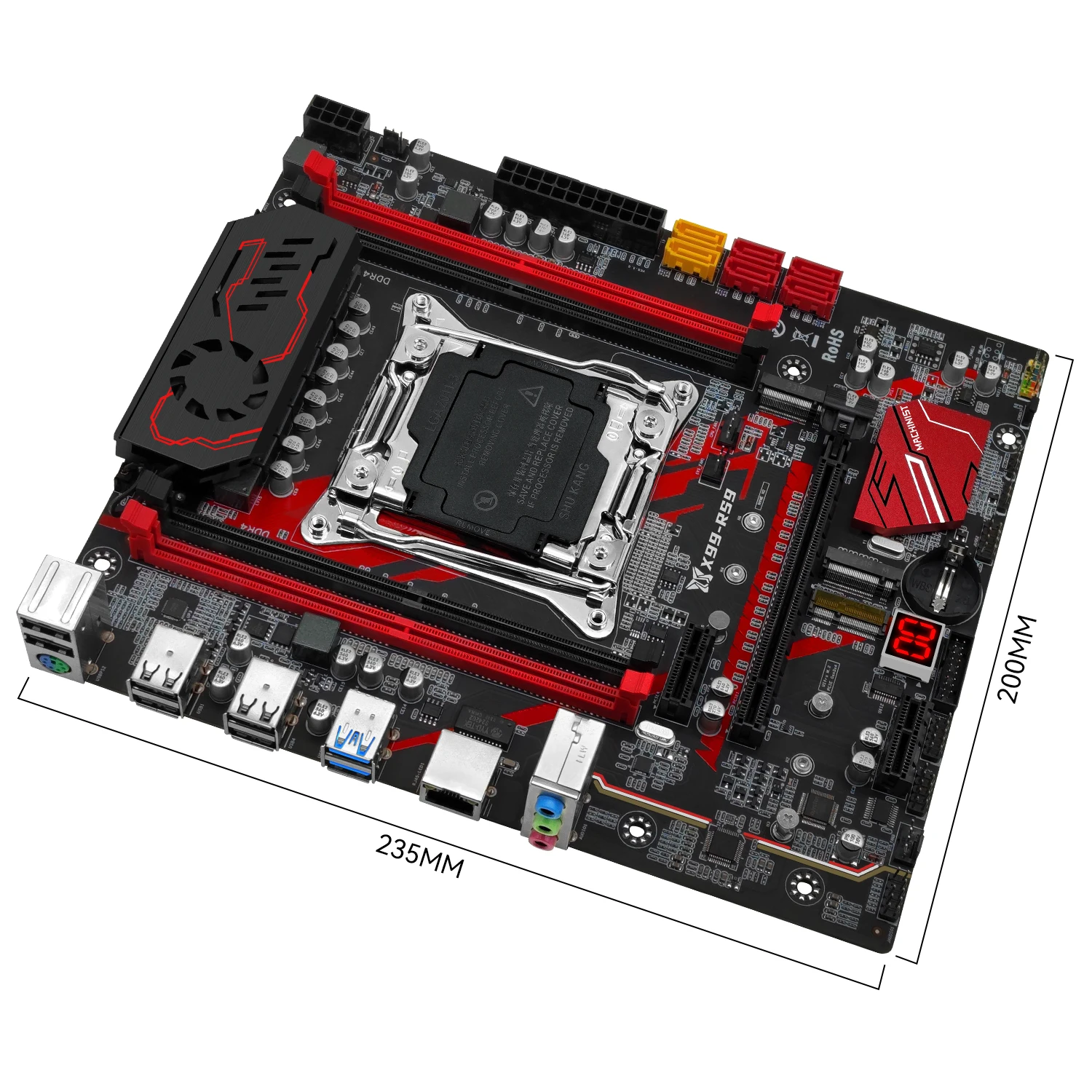 MACHINIST X99 Gaming-Mainboard, LGA2011, DDR4-Quadchannel – Bild 2