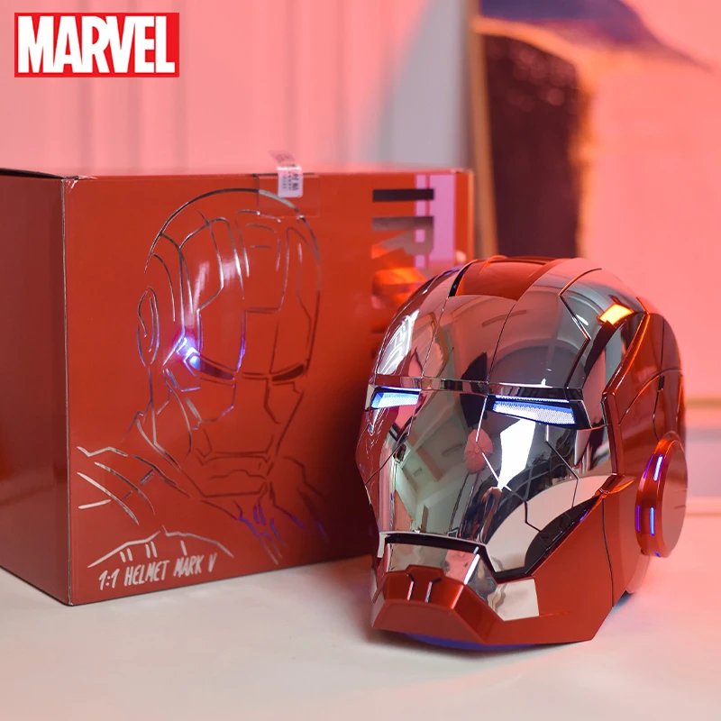 Original Marvel Iron Man Helm mit Sprachsteuerung, die Augen leuchten