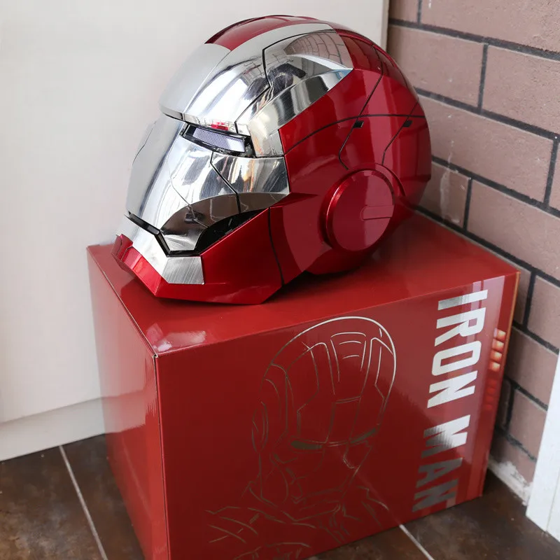 Original Marvel Iron Man Helm mit Sprachsteuerung, die Augen leuchten – Bild 2