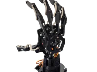 5-Achsen humanoide Roboterhand mit Sockel für Arduino