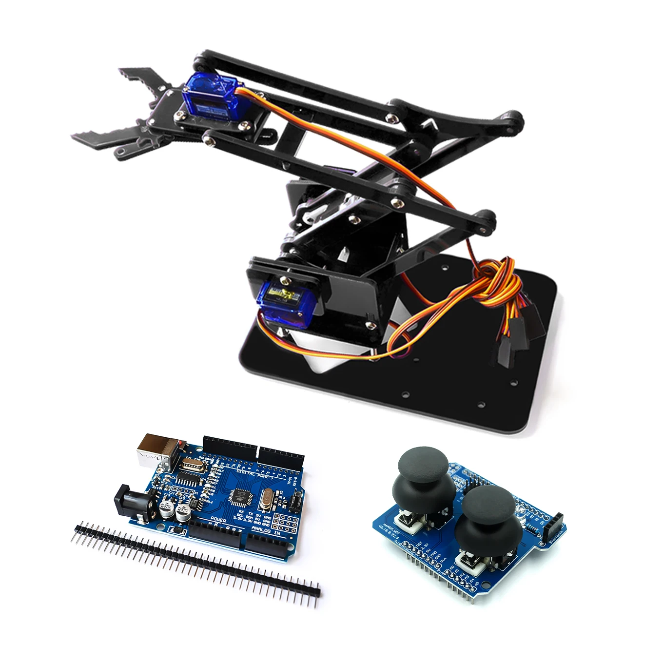 4 Achsen mechanischer Acrylroboterarm für Arduino