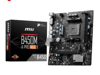MSI B450M-A Pro Max II Mainboard Dual-Channel DDR4 RAM, AMD RYZEN R9