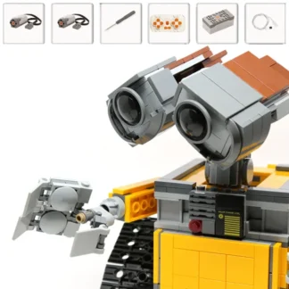 Roboter Wall-E-Nachbau, kein Original, Steckbaustein(LEGO-ähnlich)
