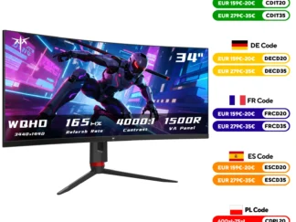 34 Zoll Monitor mit165Hz, Curve-Monitor, HDR, FreeSync und G-Sync