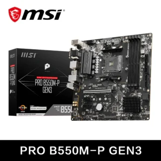 Msi Pro B550M-P Gen3-Motherboard, am4, 4x DDR4