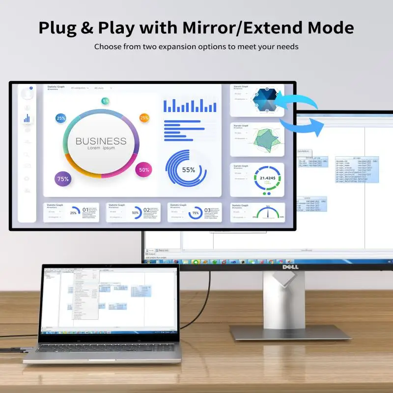 4K60Hz DP-Kabel auf USB-C mit PD Displayport auf USB-C – Bild 6