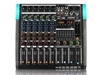 6 Kanal Mixer mit Bluetooth 256 Effekten mit USB