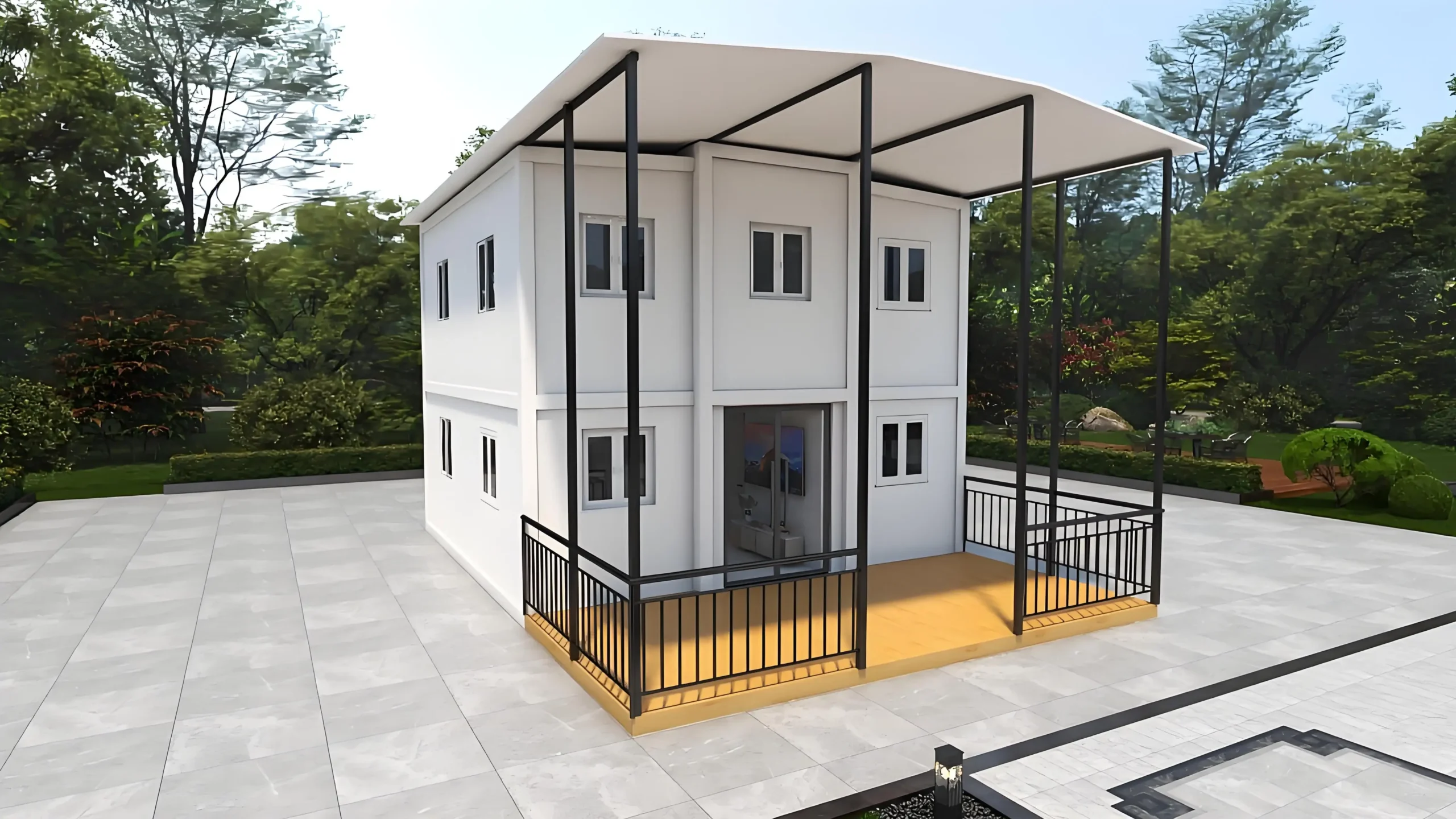 Container-Haus - Readyto Live, 2 Zzimmer auf 2 Etagen, mobil – Bild 3