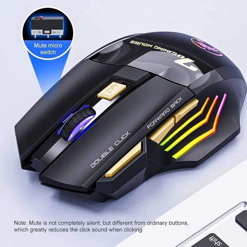 Drahtlose Gaming-Maus USB Imice GW-X7 3200dpi, Bluetooth – Bild 3