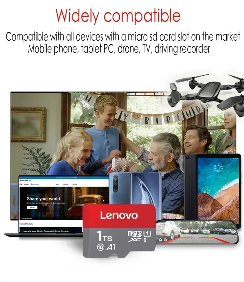 Lenovo Mikro-SD Karte von 256GB-1TB Speicher – Bild 3