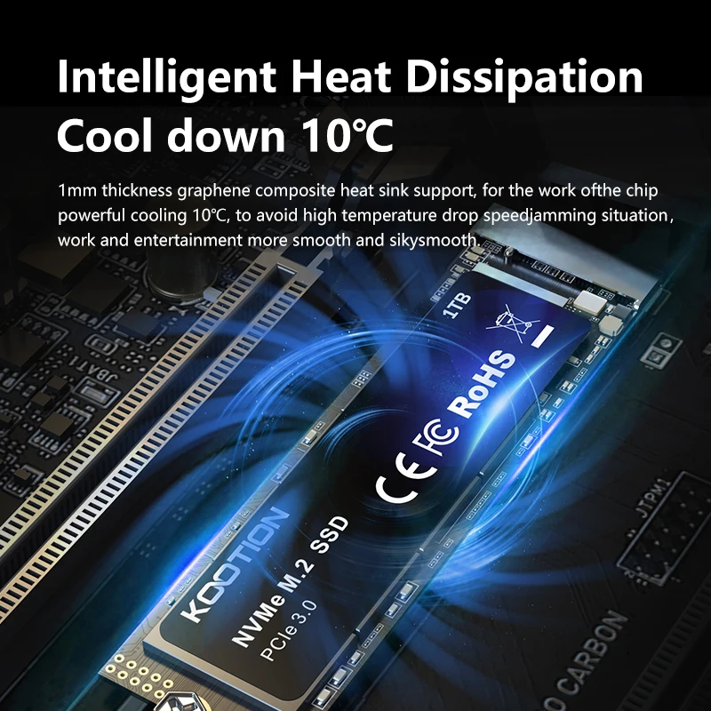 Kootion X15 256GB-2TB M.2 NVMe PCIe SSD – Bild 3