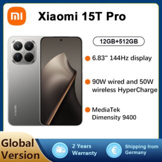 Xiaomi 15T Pro in Grau mit 12GB RAM & 512GB Speicher