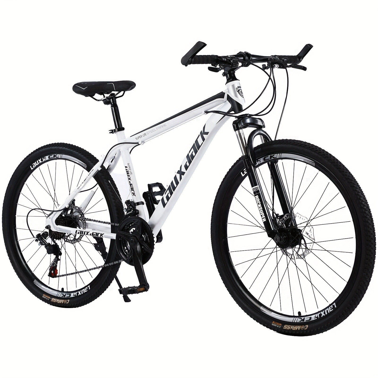 Lauxjack-Classic 26 Zoll (69,85 cm) Mountainbike, 21 Gänge, Scheibenbremsen, Vollfederung