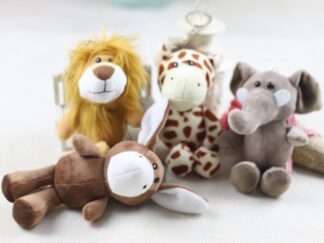 Cute Little Animal Plush Pendant Lion Giraffe And Hippo