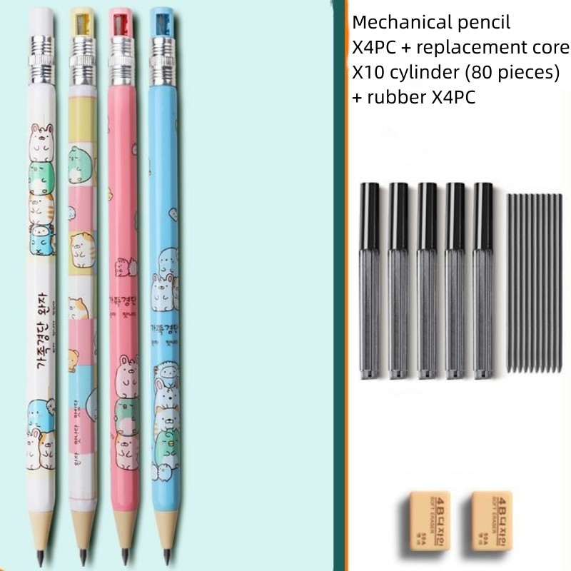 Druckbleistift für Kinder, 2.0 mm, mit dicker, austauschbarer Mine – Bild 6