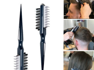 Innovative Haarstylingbürste aus Wildschweinborsten