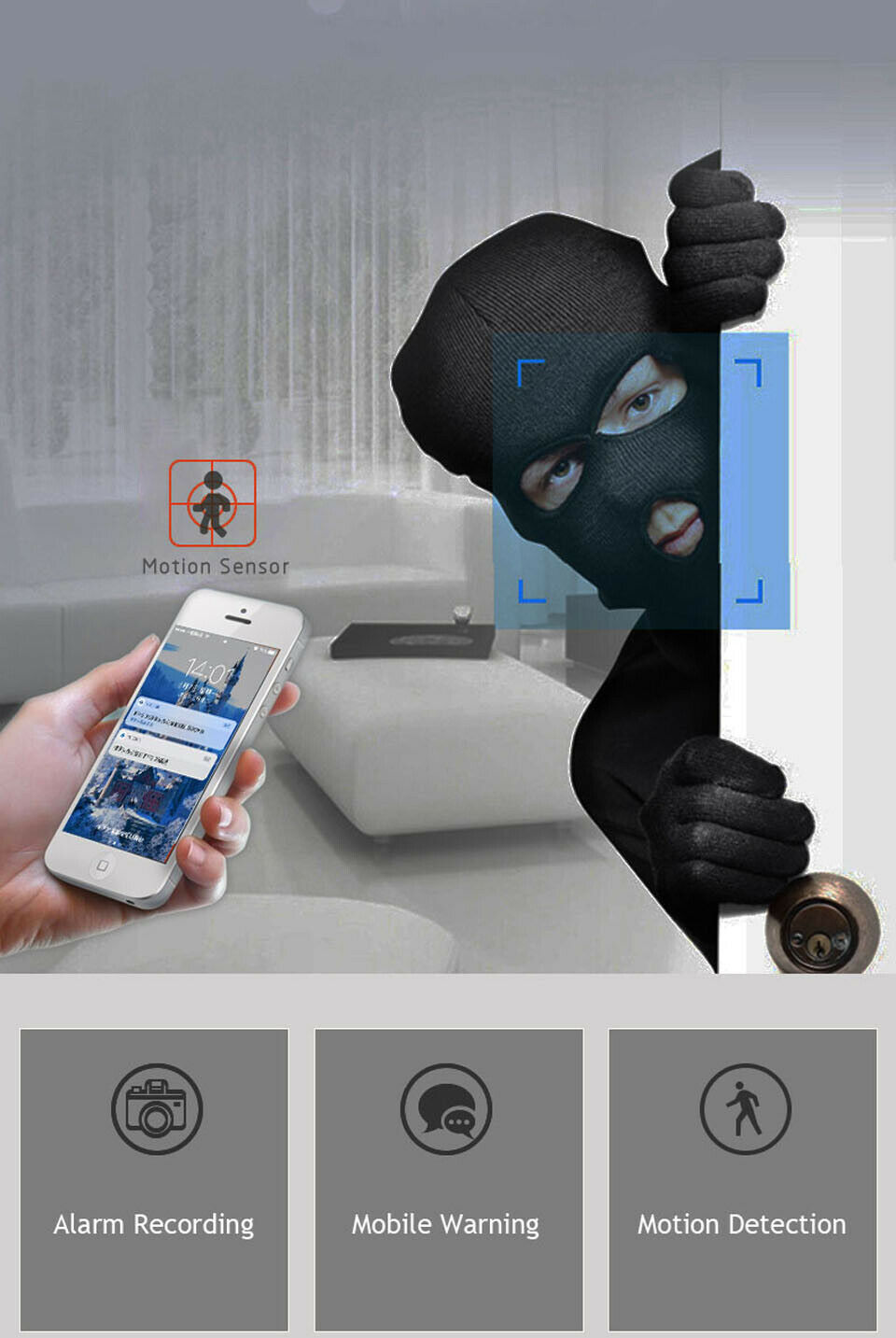 WiFi wireless CCTV IP camera home security monitor – Bild 4