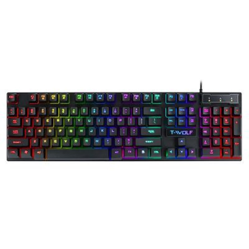 RGB Leuchtende Gaming-USB Tastatur – Bild 3