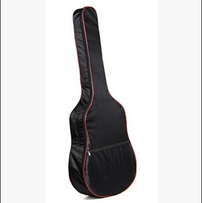 40-Zoll-Akustikgitarrentasche mit rotem Rand