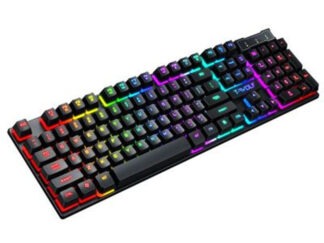 RGB Leuchtende Gaming-USB Tastatur