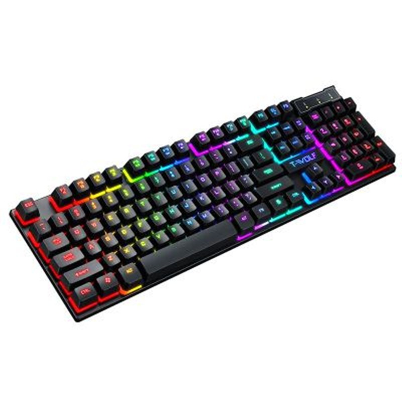 RGB Leuchtende Gaming-USB Tastatur