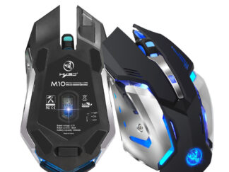 HXSJ new wireless mouse 2.4GPI gaming mouse glowing mouse