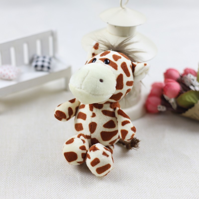 Cute Little Animal Plush Pendant Lion Giraffe And Hippo – Bild 4
