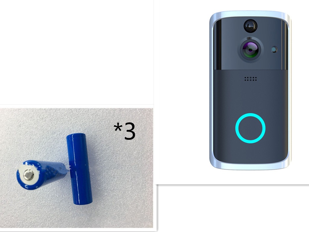 Kabellose Türklingel mit integrierter Kamera – Bild 3