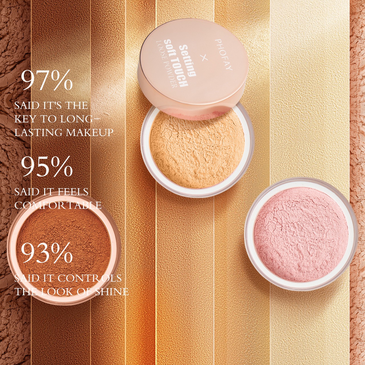 PHOFAY Setting Soft Touch - Loses Puder – Bild 7