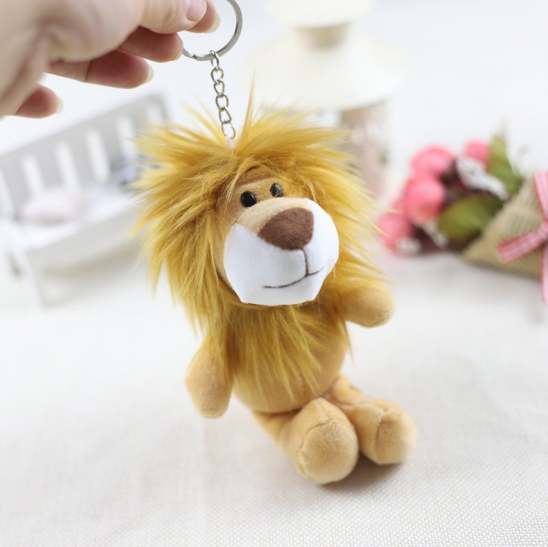 Cute Little Animal Plush Pendant Lion Giraffe And Hippo – Bild 8