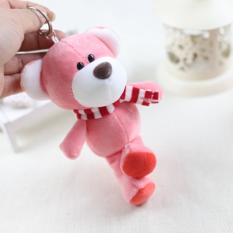 Cute Little Animal Plush Pendant Lion Giraffe And Hippo – Bild 5