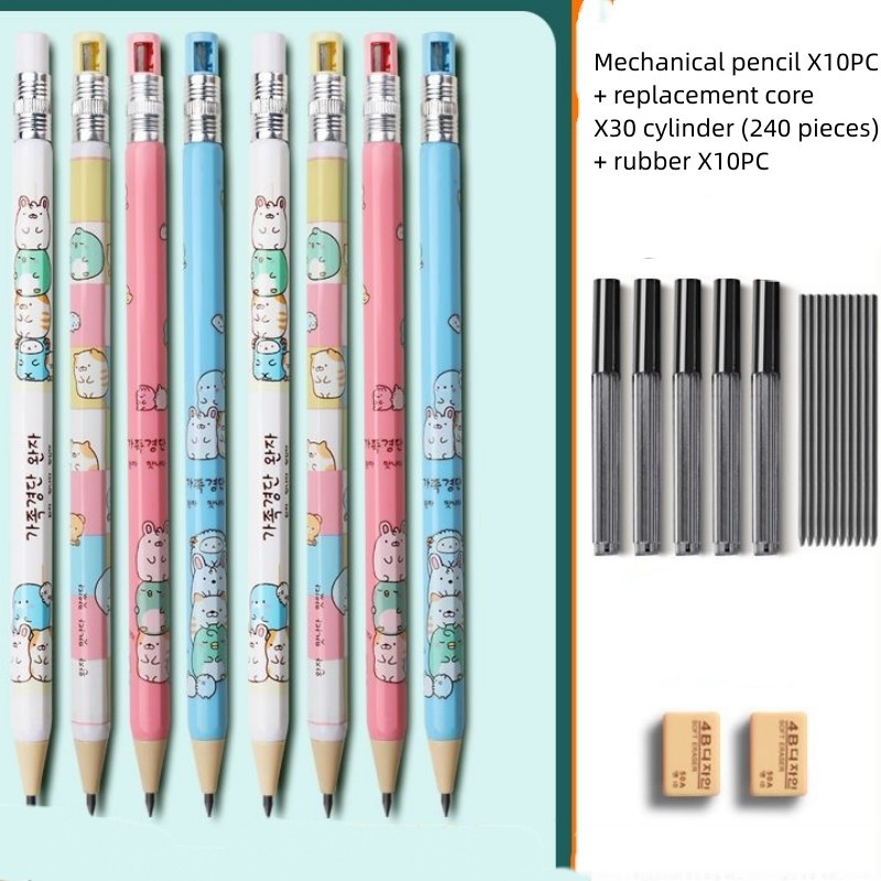 Druckbleistift für Kinder, 2.0 mm, mit dicker, austauschbarer Mine – Bild 10