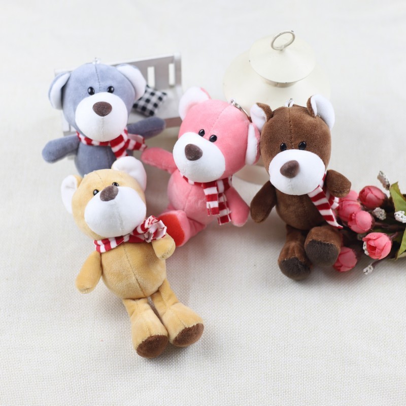 Cute Little Animal Plush Pendant Lion Giraffe And Hippo – Bild 6