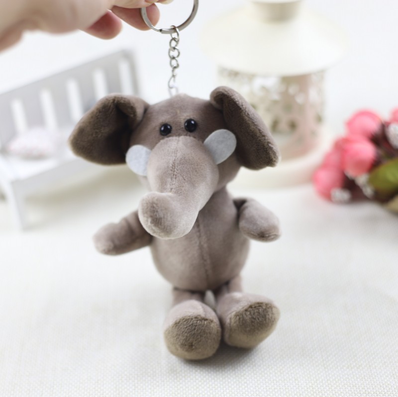 Cute Little Animal Plush Pendant Lion Giraffe And Hippo – Bild 3