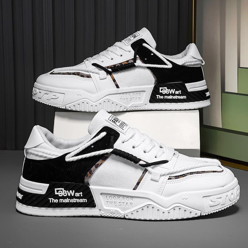 Modische, lässige Canvas-Sneaker mit dicker Sohle – Bild 5