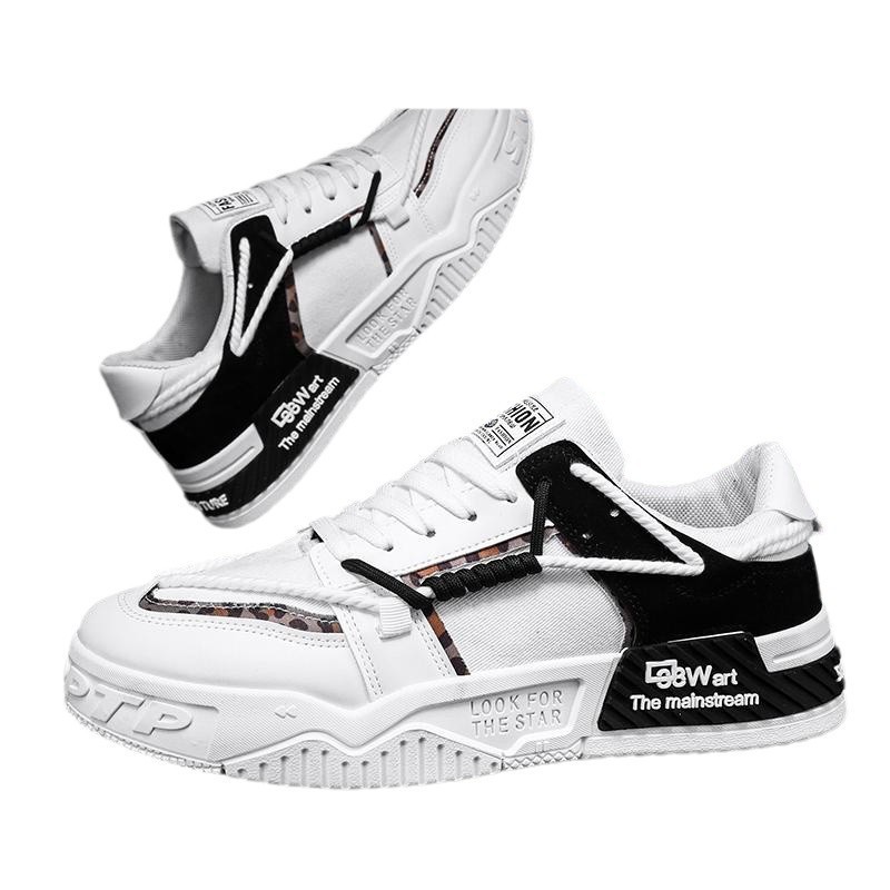 Modische, lässige Canvas-Sneaker mit dicker Sohle – Bild 4