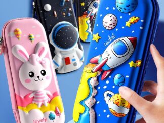 3D Leder Federmappe für Jungs & Mädchen