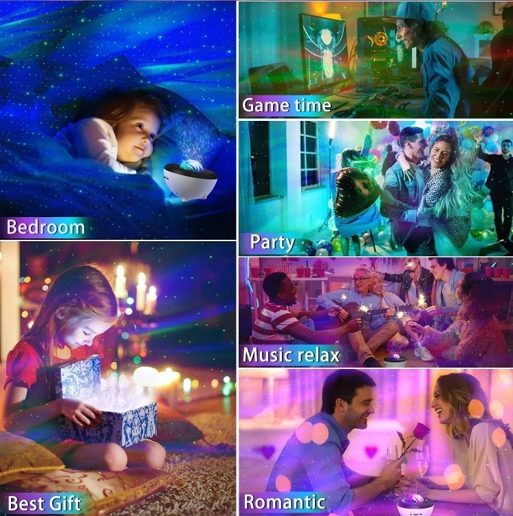 Cornucopia Nordlichter Musik-Sternenprojektor – Bild 4